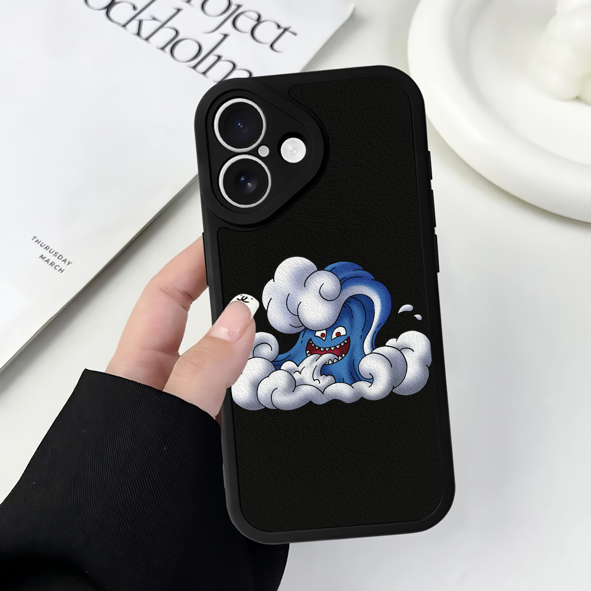 （画像用） ドラゴンクエスト Doragon Kuesuto Dragon Quest 【iPhone 16シリーズ対応】シリコンスマホケース（レザー調） 材質：シリコン